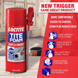 Loctite TiteFoam White Polyurethane Gaps and Cracks Foam Sealant 12 oz
