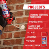 Loctite TiteFoam White Polyurethane Gaps and Cracks Foam Sealant 12 oz