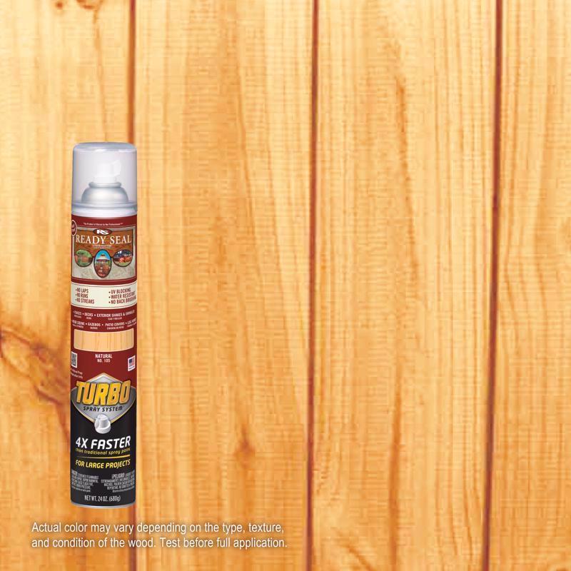 Ready Seal Turbo Spray Natural Wood Stain 24 oz