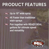 Ready Seal Turbo Spray Natural Wood Stain 24 oz
