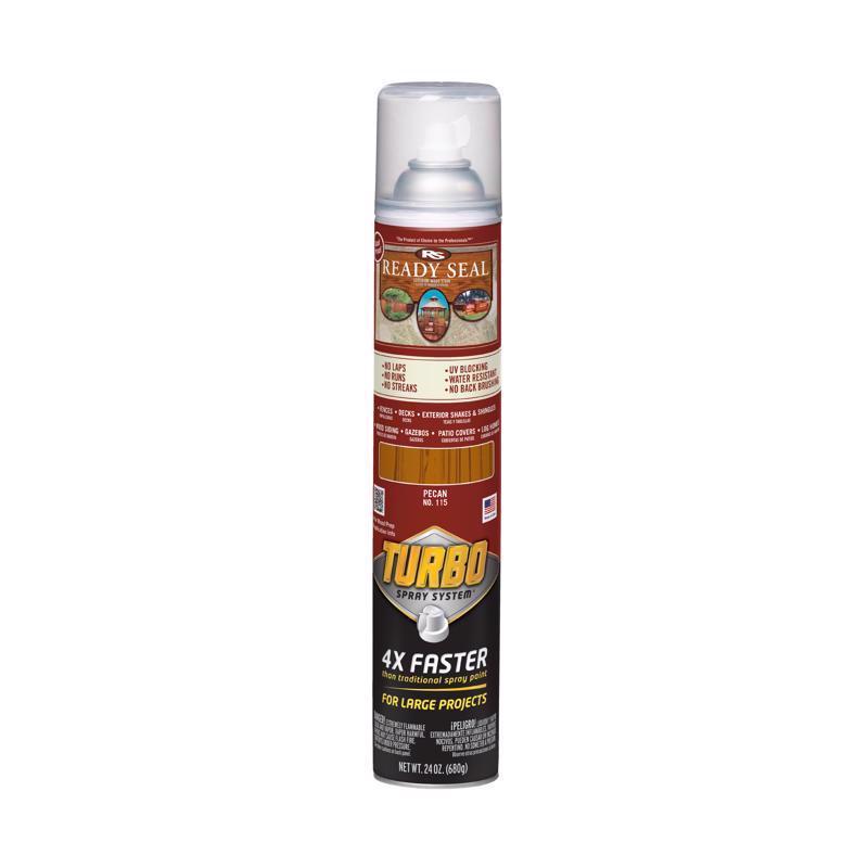 Ready Seal Turbo Spray Pecan Wood Stain 24 oz