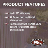 Ready Seal Turbo Spray Pecan Wood Stain 24 oz