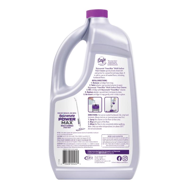 Rejuvenate PowerMax Citrus & Cedarwood Scent Floor Cleaner Liquid 64 oz