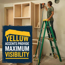 Werner 4 ft. H Fiberglass Step Ladder Type II 225 lb. capacity