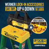 Werner 4 ft. H Fiberglass Step Ladder Type II 225 lb. capacity