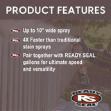 Ready Seal Turbo Spray Dark Walnut Wood Stain 24 oz