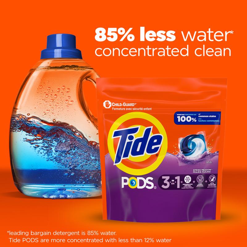 Tide Spring Meadow Scent Detergent Pod 10 oz