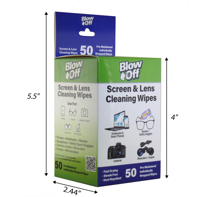 Blow Off Lens Cleaning Cloth 50 ct