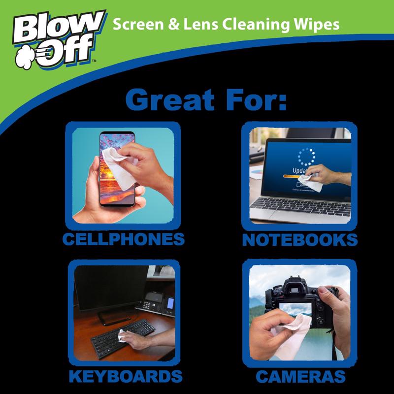 Blow Off Lens Cleaning Cloth 50 ct