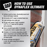 DAP Dynaflex Ultimate White Premium Latex Window and Door Caulk Sealant 10.1 oz.