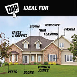 DAP Dynaflex Ultimate White Premium Latex Window and Door Caulk Sealant 10.1 oz.