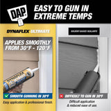 DAP Dynaflex Ultimate Clear Premium Latex Door/Siding/ Window Caulk Sealant 10.1 oz.