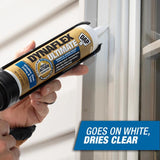 DAP Dynaflex Ultimate Clear Premium Latex Door/Siding/ Window Caulk Sealant 10.1 oz.