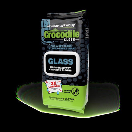 Crocodile Cloth Glass Cloth 10 in. W X 15 in. L 1 pk