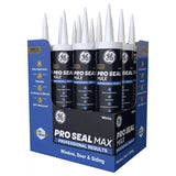 GE Pro Max White Silicone 1 Window and Door Caulk Sealant 9 fl. oz.