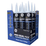 GE Pro Max Crystal Clear Silicone 1 Window and Door Caulk Sealant 9 fl. oz.