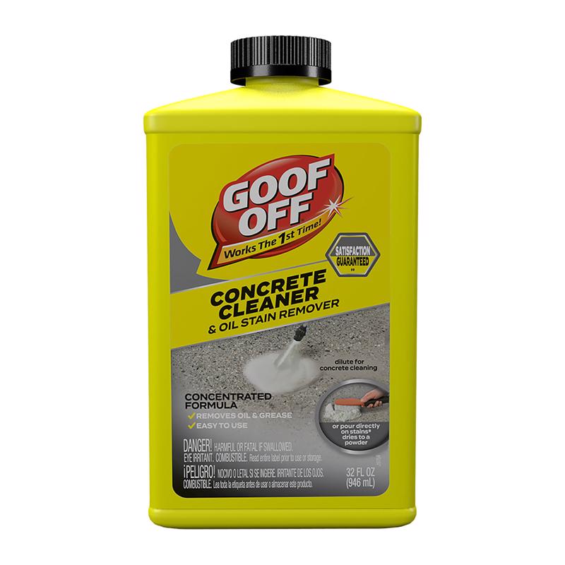 Goof Off Fresh Clean Scent Concrete Cleaner 32 oz Liquid