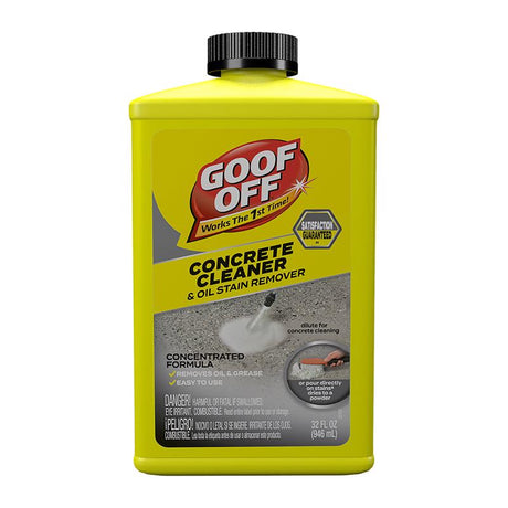 Goof Off Fresh Clean Scent Concrete Cleaner 32 oz Liquid