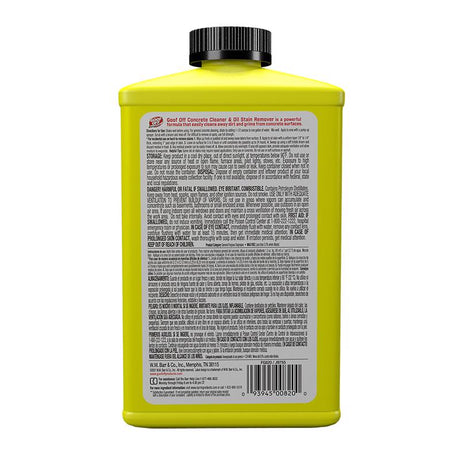 Goof Off Fresh Clean Scent Concrete Cleaner 32 oz Liquid