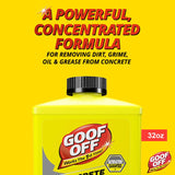 Goof Off Fresh Clean Scent Concrete Cleaner 32 oz Liquid