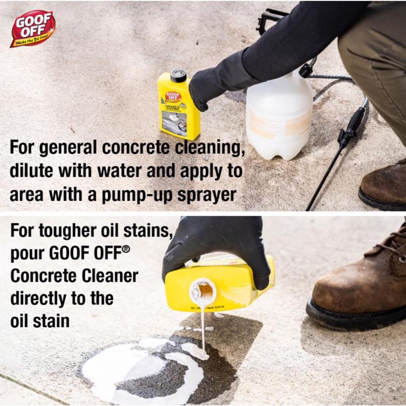 Goof Off Fresh Clean Scent Concrete Cleaner 32 oz Liquid