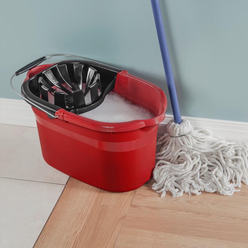 Sterilite 17.5 qt Mop Bucket Red