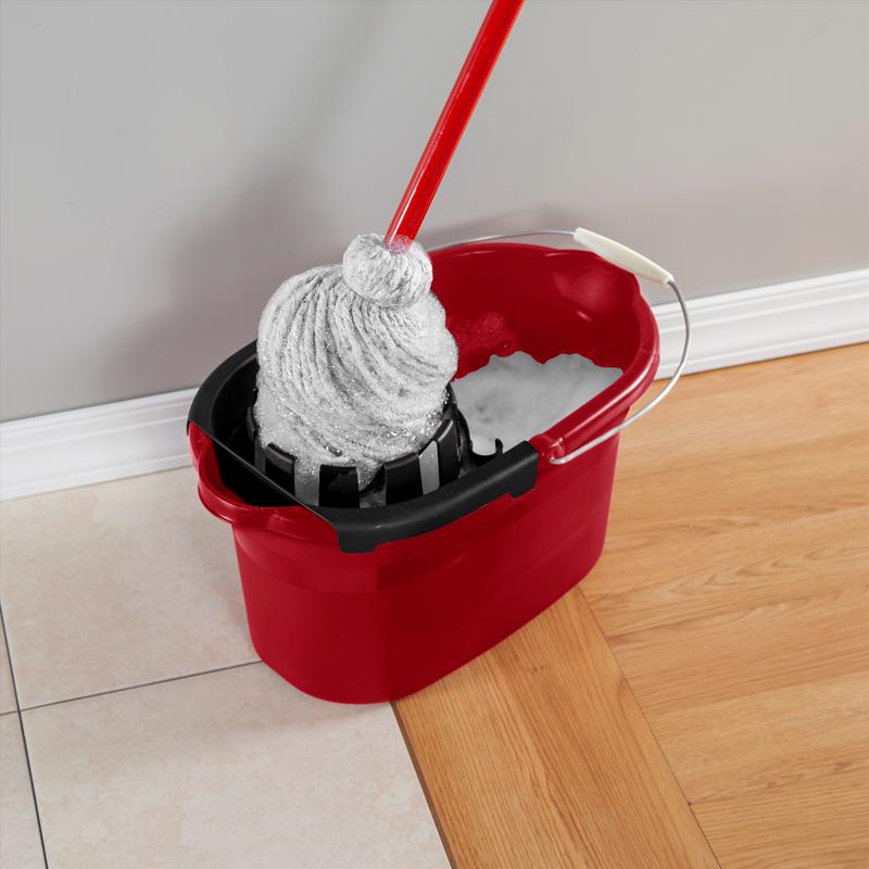 Sterilite 17.5 qt Mop Bucket Red