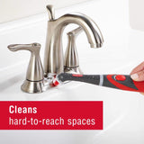 Rubbermaid 0.75 in. W Medium Bristle 4.5 in. Plastic/Rubber Handle Cordless Scrubbing Device