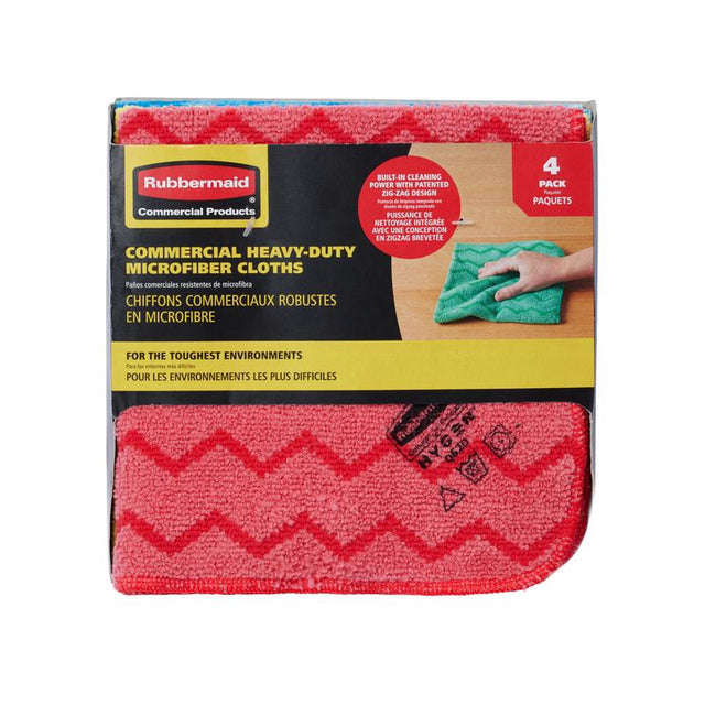 Rubbermaid Microfiber Wiping Cloth 12 in. W X 12 in. L