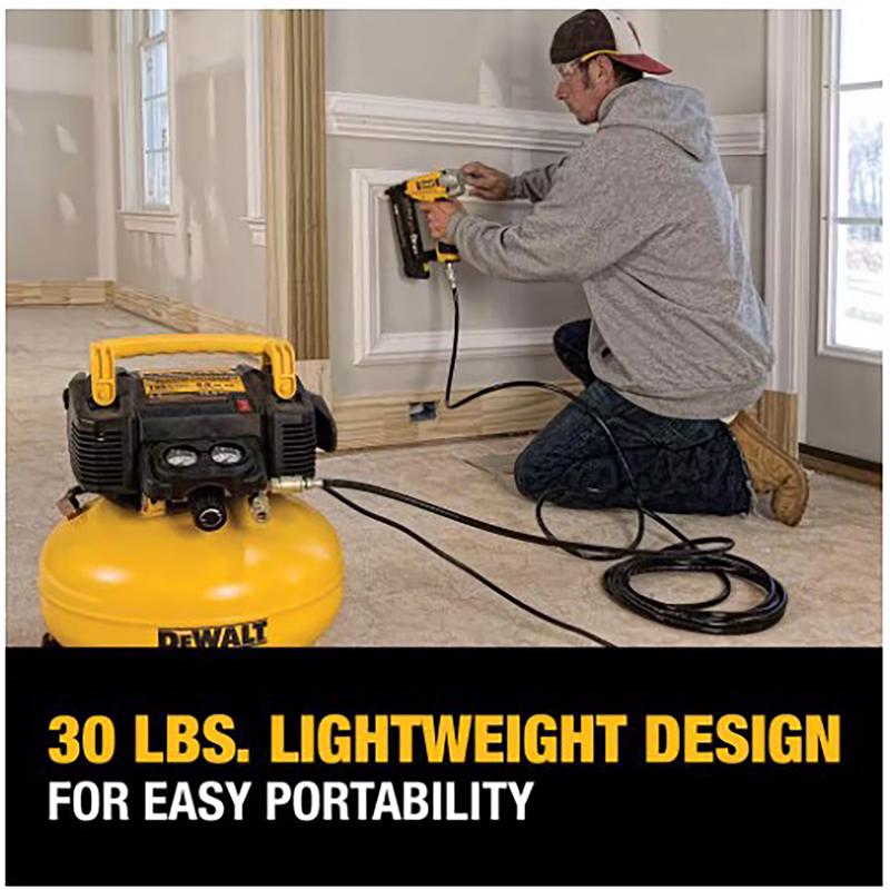 DeWalt 6 gal Pancake Portable Air Compressor Tank 165 psi 0.9 HP