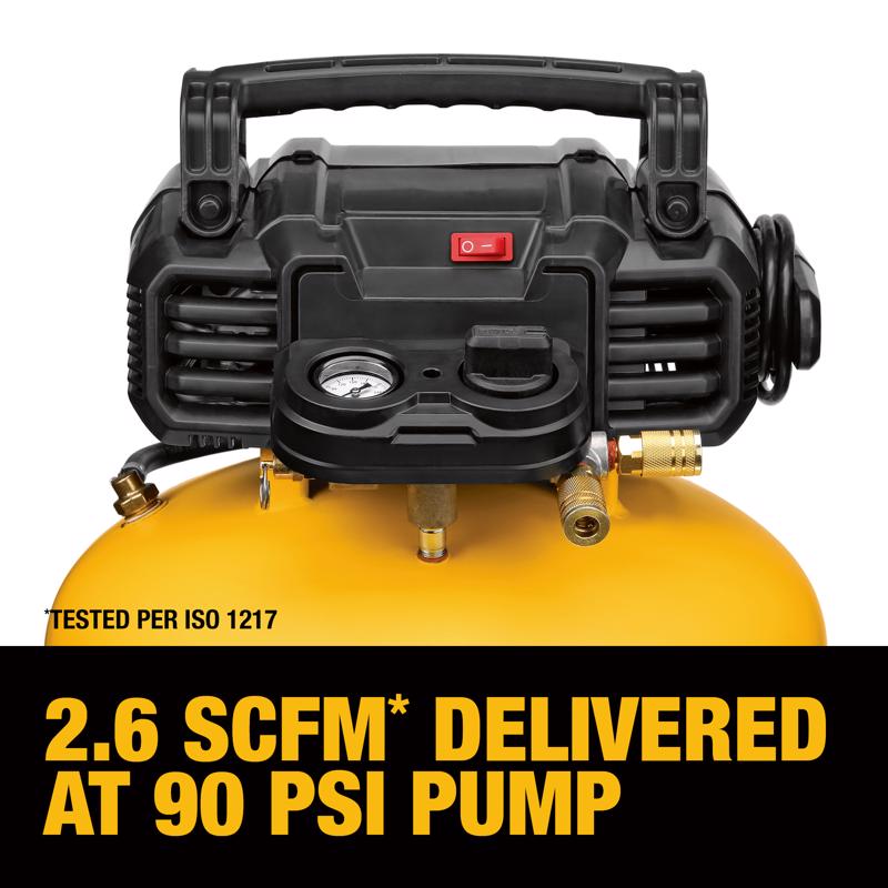 DeWalt 6 gal Pancake Portable Air Compressor Tank 165 psi 0.9 HP