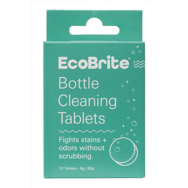 EcoBrite Non-Scented Scent Bottle Cleaner Tablets 10 ct