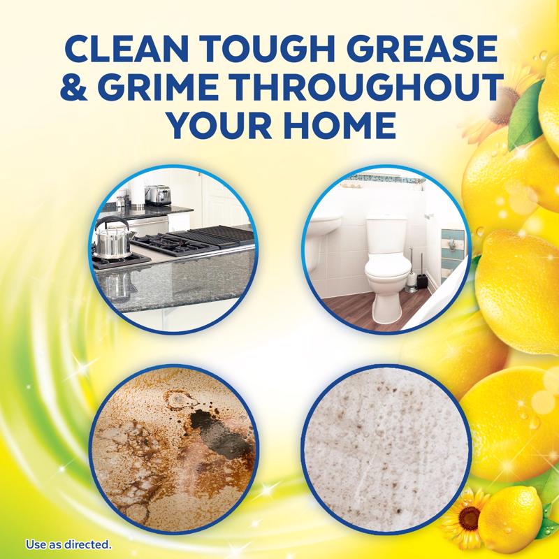 Lysol Sparkling Lemon & Sunflower Essence Scent Concentrated Multi-Purpose Cleaner Liquid 90 oz