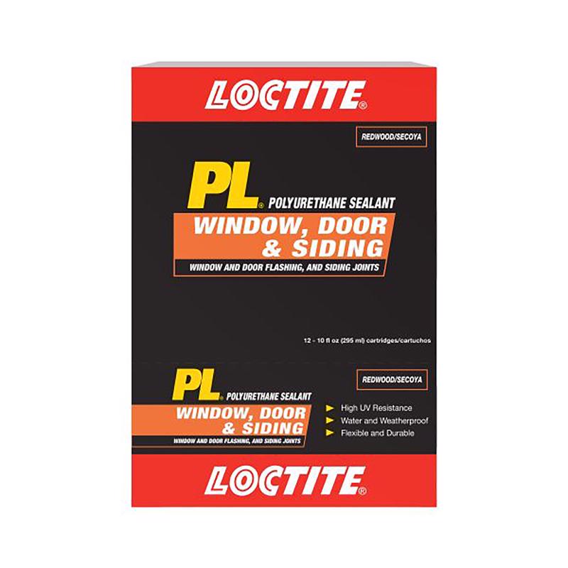 Loctite PL S40 Redwood Tan Oil-Based Window Door and Siding Sealant 10 oz