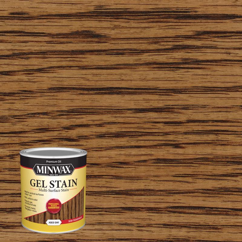 Minwax Semi-Transparent Aged Oak Oil-Based Gel Stain 1 qt