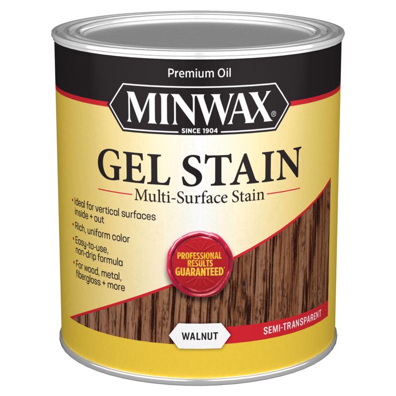 STAIN GEL WALNUT 1QT