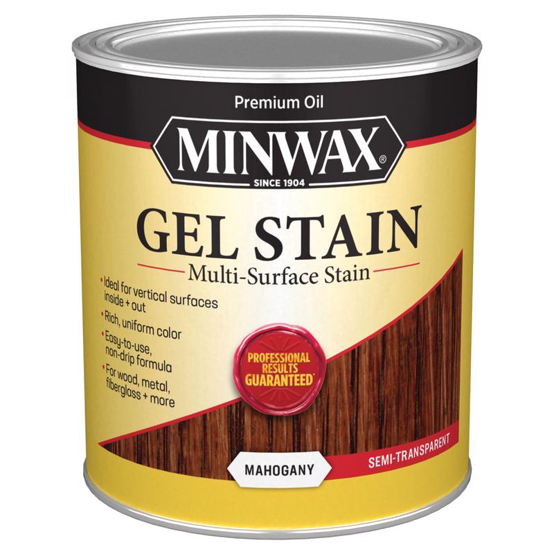 STAIN GEL MAHOGANY 1QT