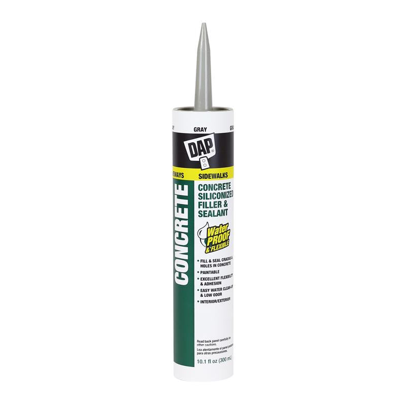 Dap 18096 10.1 oz. Concrete Waterproof Filler and Sealant, Gray (12 Pack)