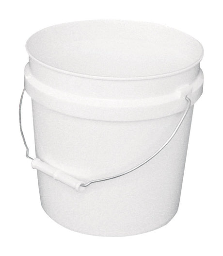PLASTIC PAIL 2 GAL WHT