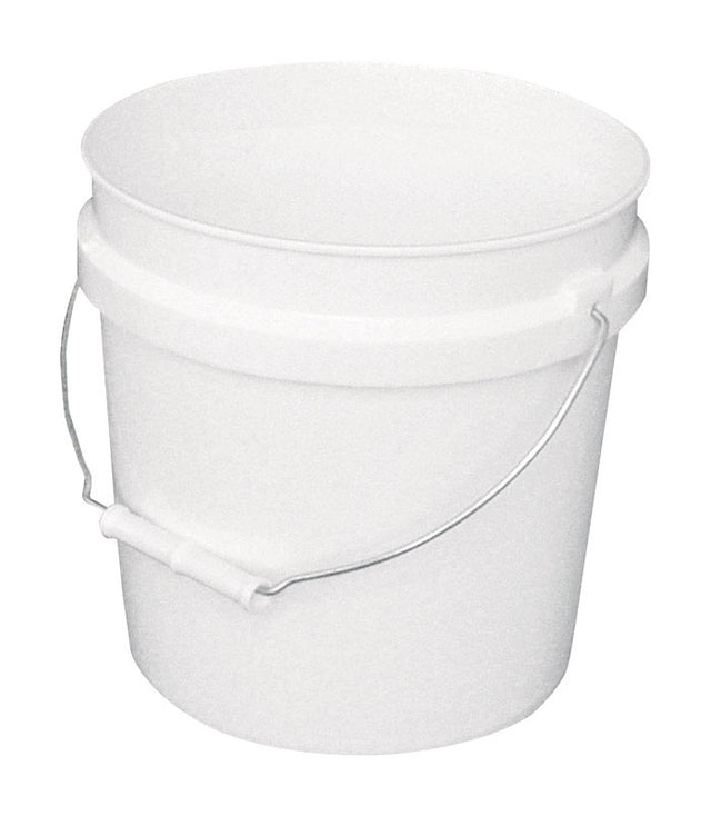PLASTIC PAIL 2 GAL WHT