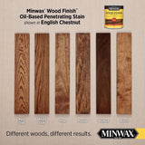 Minwax Wood Finish Semi-Transparent English Chestnut Oil-Based Penetrating Wood Stain 0.5 pt