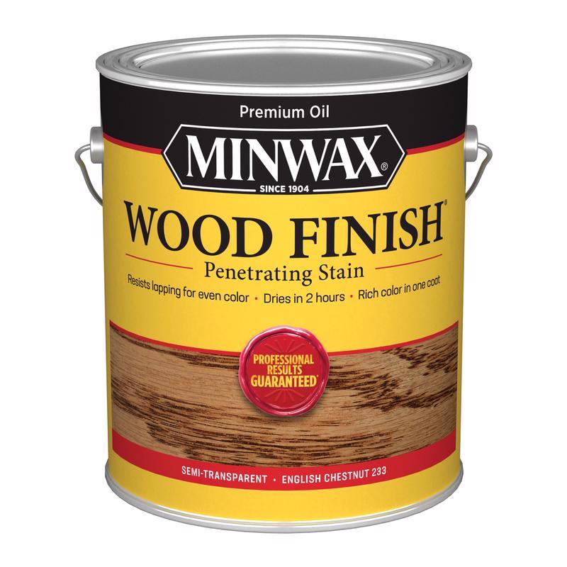 Minwax Wood Finish Semi-Transparent English Chestnut Oil-Based Penetrating Stain 1 gal