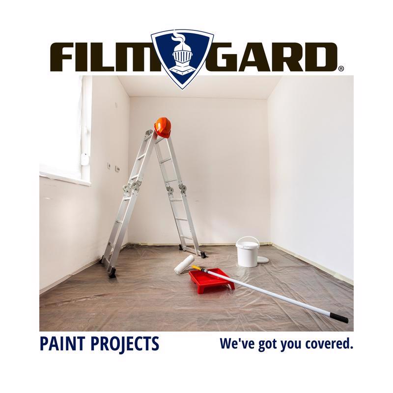Film-Gard 9 ft. W X 400 ft. L X 0.35 mil Professional Grade Painter's Plastic Sheeting 1 pk