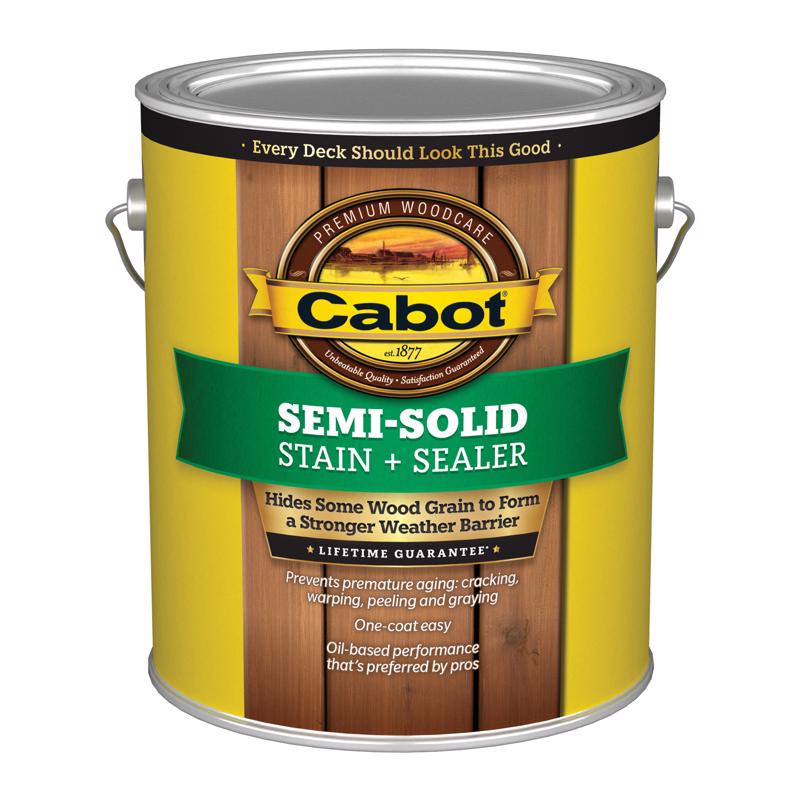 Cabot Semi-Solid Semi-Solid Redwood Oil-Based Deck and Siding Stain 1 gal