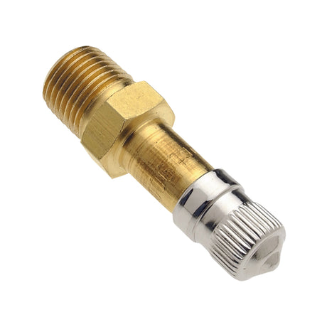 Tru-Flate Brass Tank Valve 1/8 in. Male 1 pc