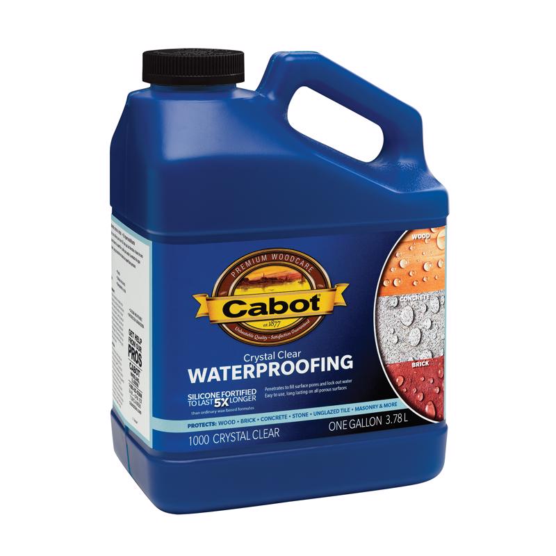 Cabot Crystal Clear Waterproofing Crystal Clear Silicone Waterproofing Sealer 1 gal