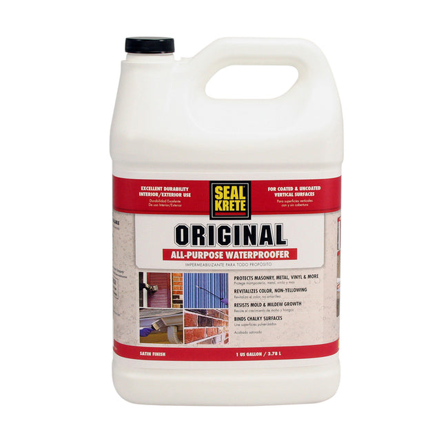 Seal Krete Original Clear Water-Based Waterproofing Primer & Sealer 1 gal 4 Pack