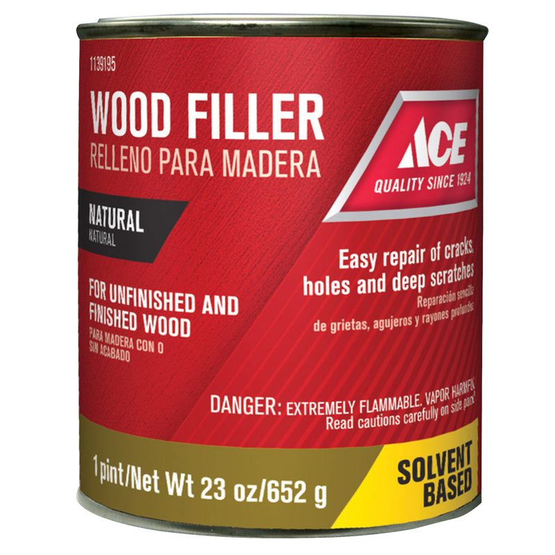 WOOD FILLER NATURAL 1PT