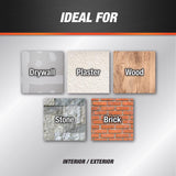 DAP Drydex 3.5 in. L X 6.6 in. W Spackling White Wall Repair Kit