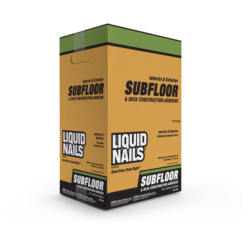 Liquid Nails Subfloor & Deck Synthetic Rubber Construction Adhesive 28 oz